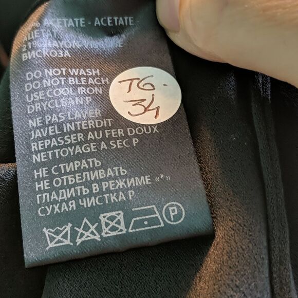 HAIDER Ackerman black blouse size 2(34) BNWT - Picture 8 of 8